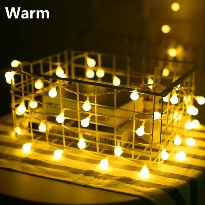 LED Globe String Lights – Indoor & Outdoor Holiday Décor