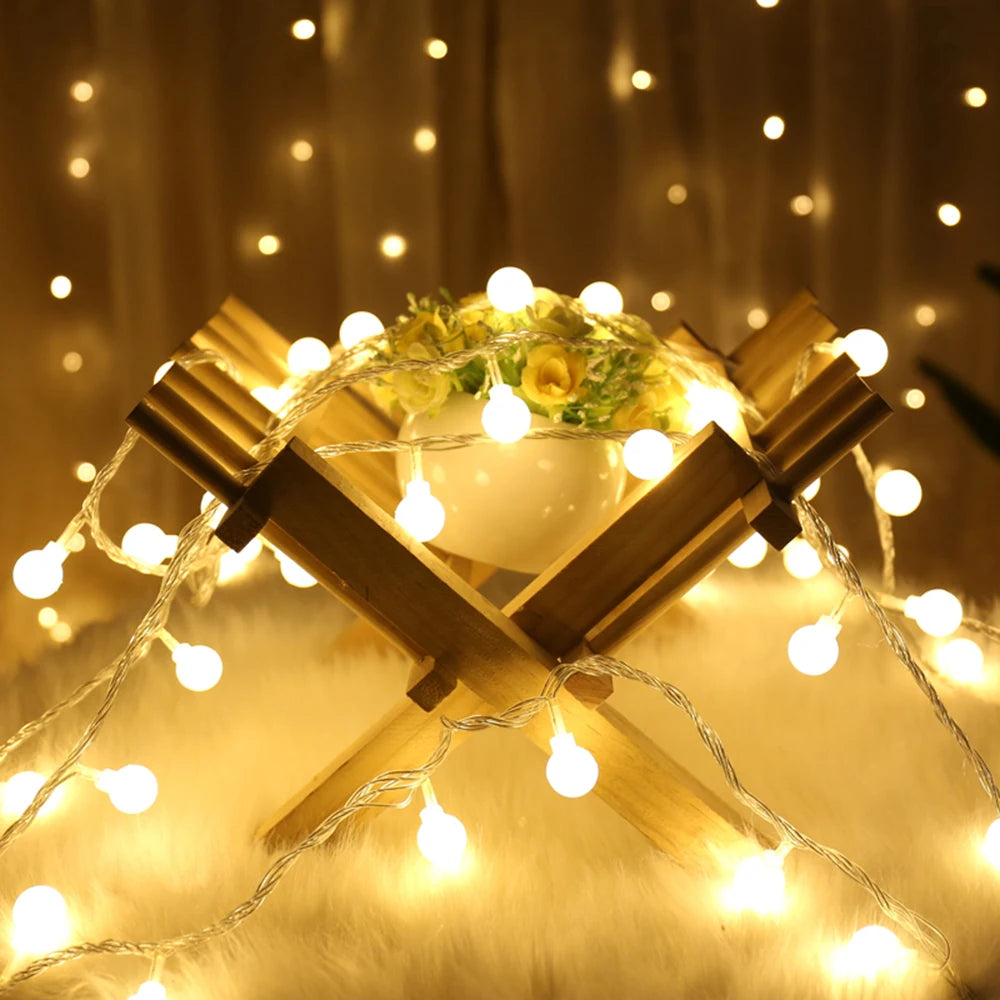 LED Globe String Lights – Indoor & Outdoor Holiday Décor