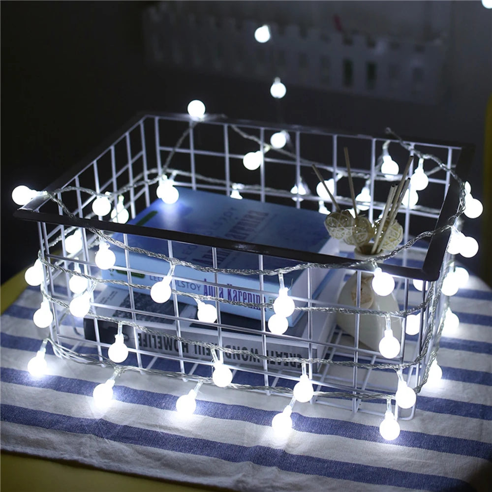 LED Globe String Lights – Indoor & Outdoor Holiday Décor
