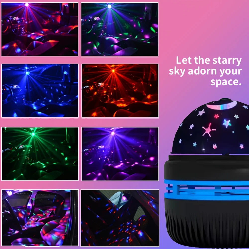 Starry Sky Rotating Projector Night Light