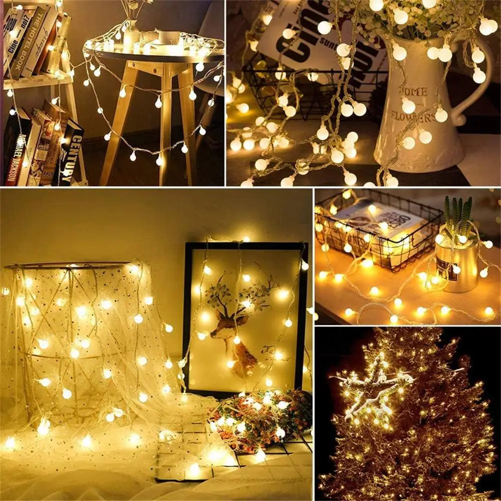 LED Globe String Lights – Indoor & Outdoor Holiday Décor