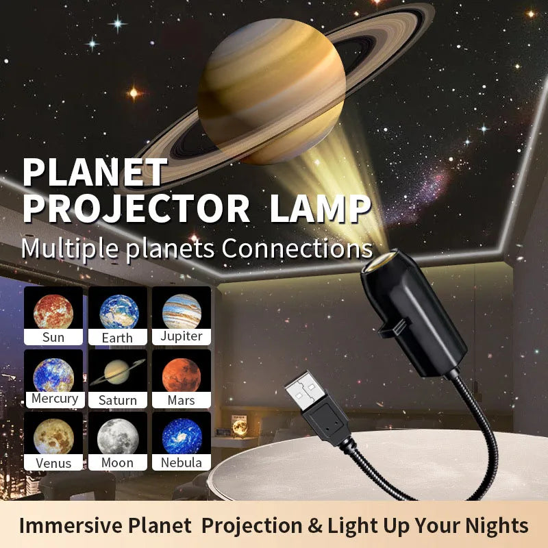 Rotating Holiday Scene Projector – Halloween & Christmas Night Light