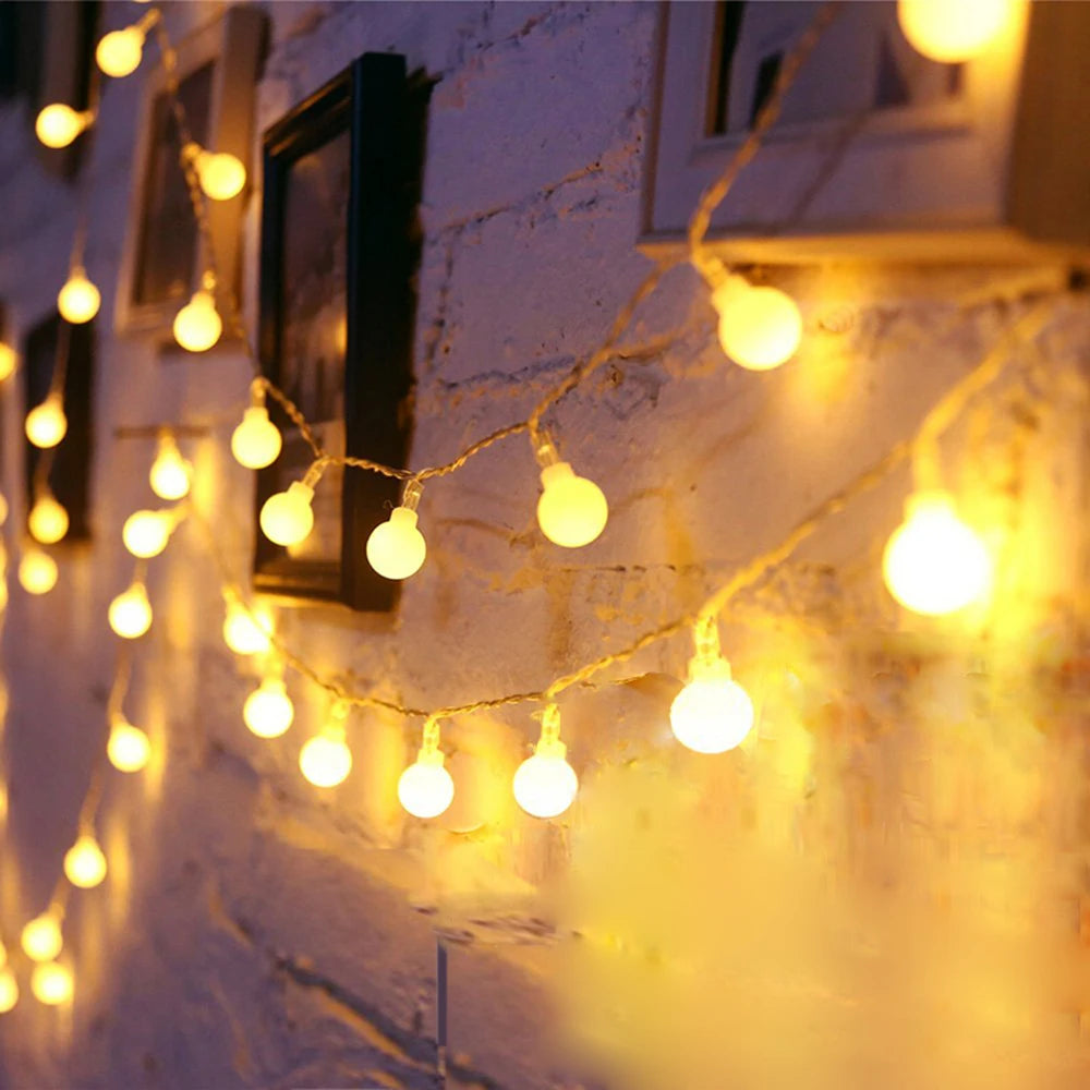 LED Globe String Lights – Indoor & Outdoor Holiday Décor