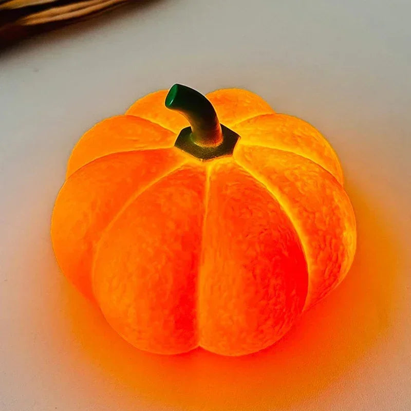 Soft Pumpkin Night Light – Cozy Halloween Décor
