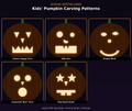 Kids' Pumpkin Carving Templates — Printable Pattern Pack